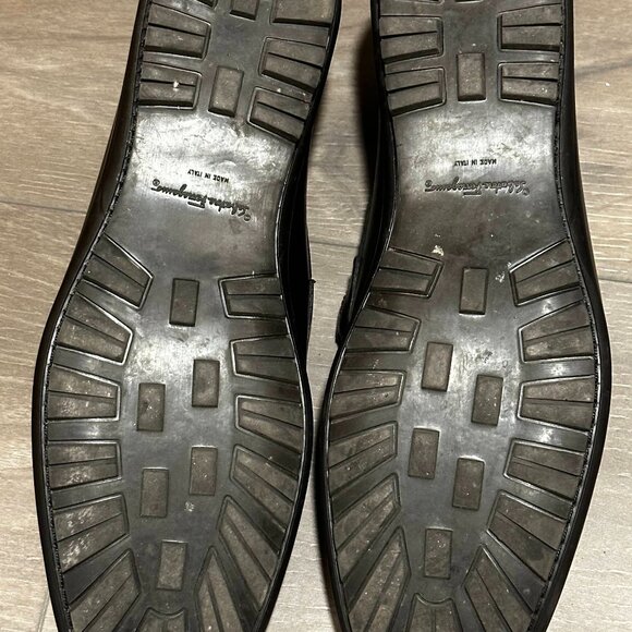 Salvatore Ferragamo Black Drivers (Loafers)